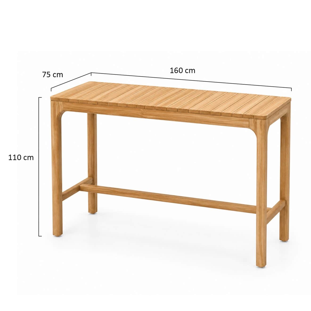 96924210 Laguna Bartafel Teak Afmetingenhr