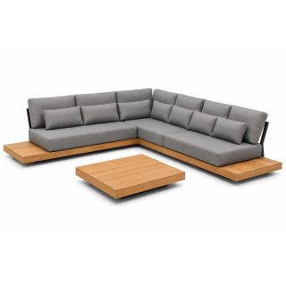 96924280 Kayu Hoekloungeset Teak Antraciet 1hr