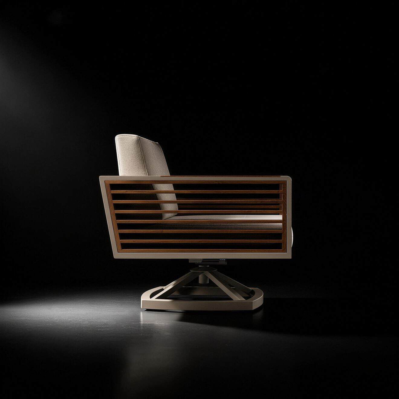 95419610 New York Swivel Loungestoel Sfeer 2