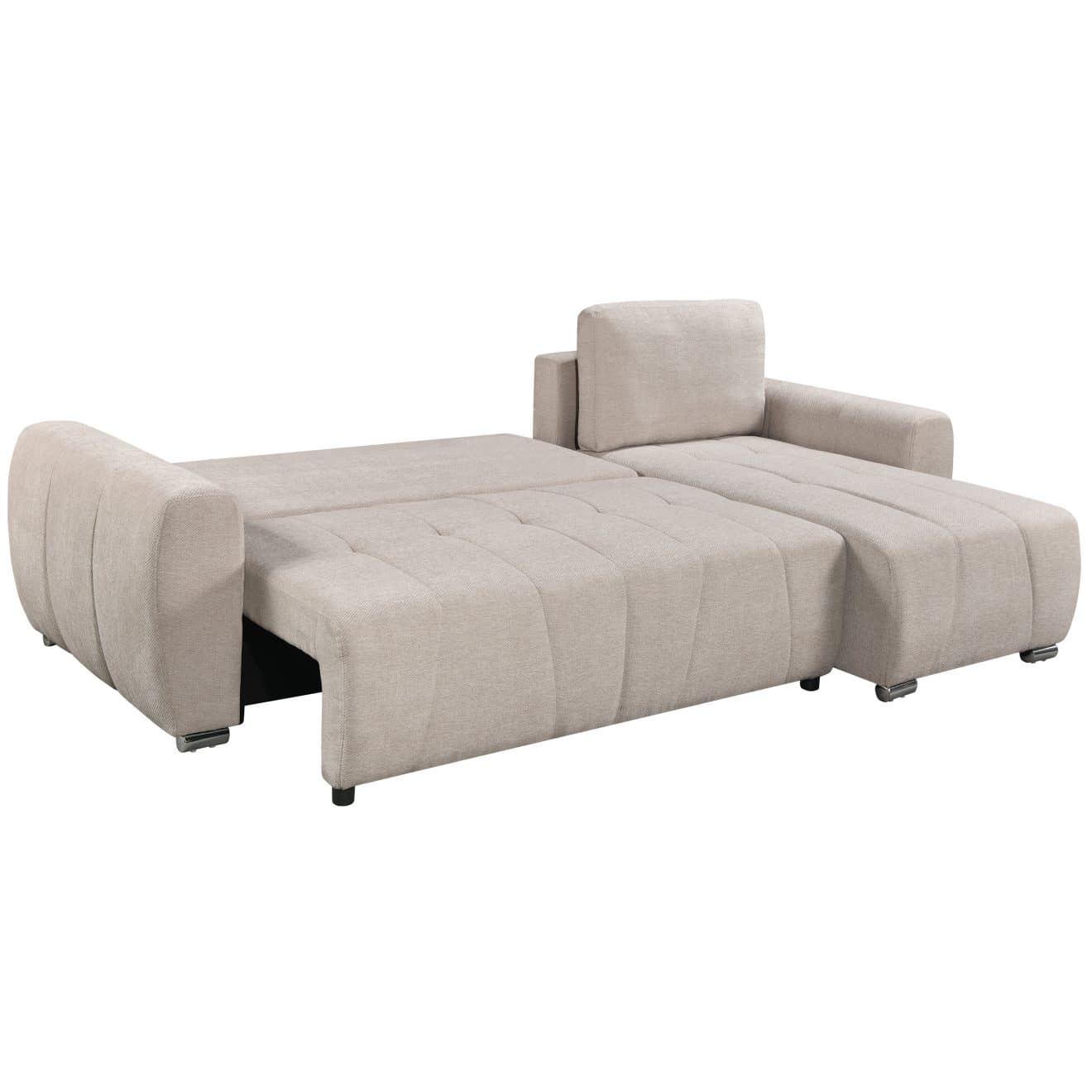96517030 Morgan Slaapbank Chaise Longue Taupe 2hr
