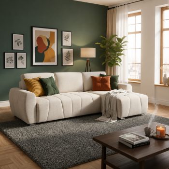 96517030 Morgan Slaapbank Chaise Longue Taupe 8hr