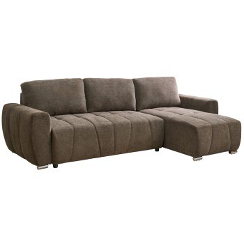 96517050 Morgan Slaapbank Chaise Longue Donker Bruin 1hr