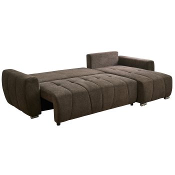 96517050 Morgan Slaapbank Chaise Longue Donker Bruin 2hr