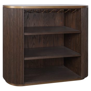 95100270 Marezza Buffetkast Eiken Bruin Zwart Epoxy 1hr