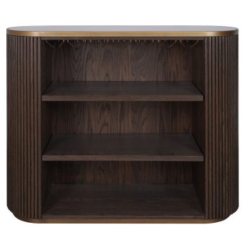 95100270 Marezza Buffetkast Eiken Bruin Zwart Epoxy 2hr