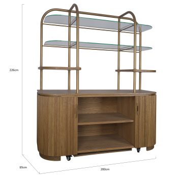 95200050 Salerno Achterkast 2hr