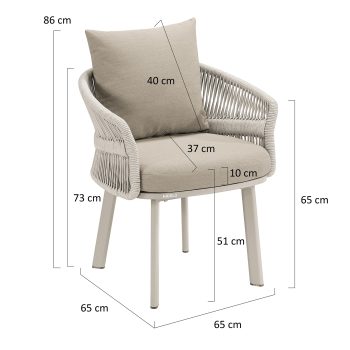 95420030 Aio Dining Taupe 2