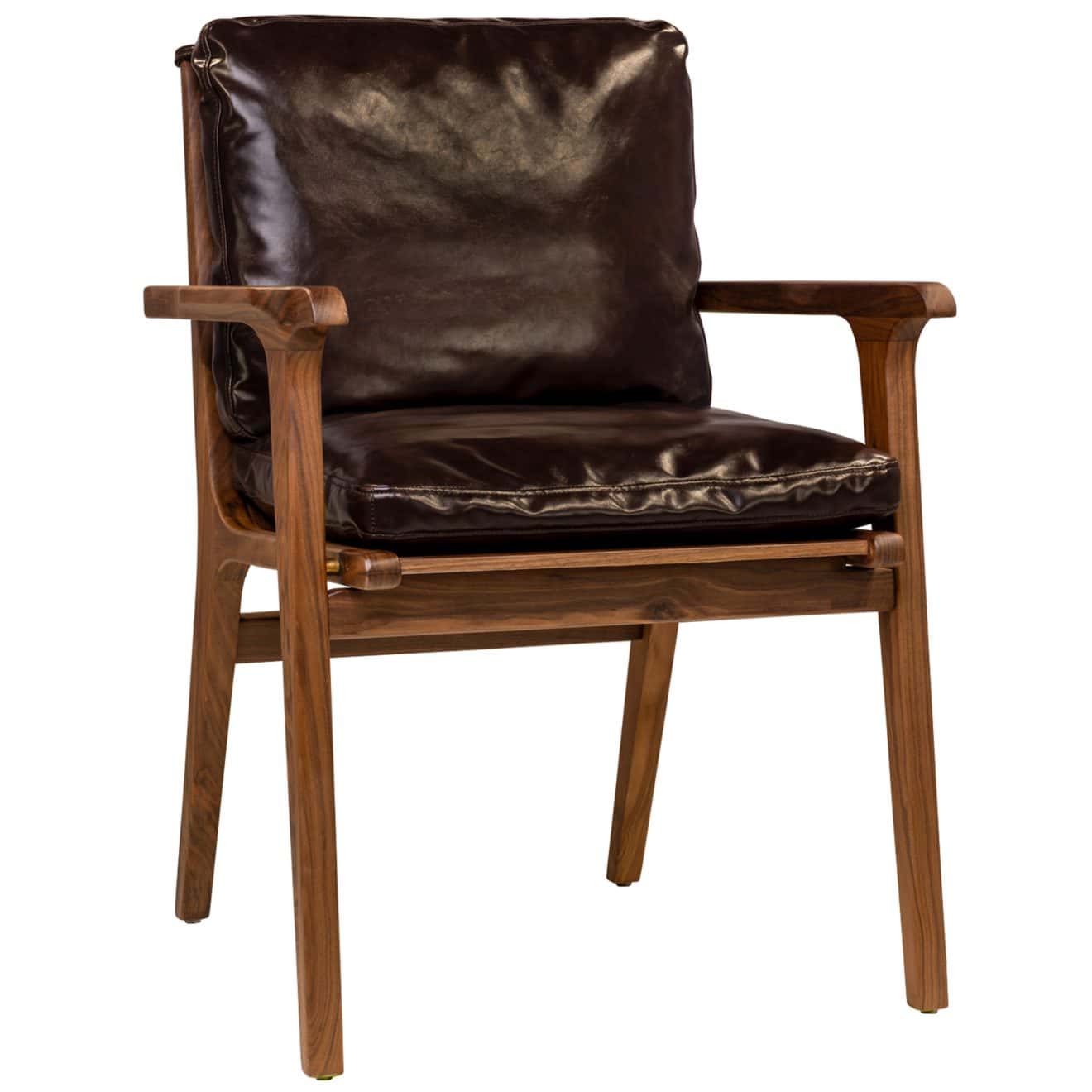 96126890 Lumo Armstoel Walnut 1hr
