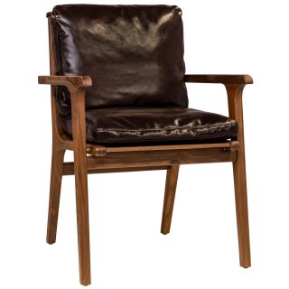 96126890 Lumo Armstoel Walnut 1hr