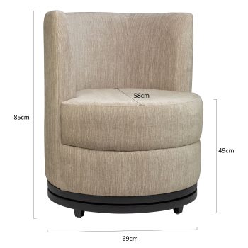 96128700 Monet Lounge Stoel Afmetingenhr