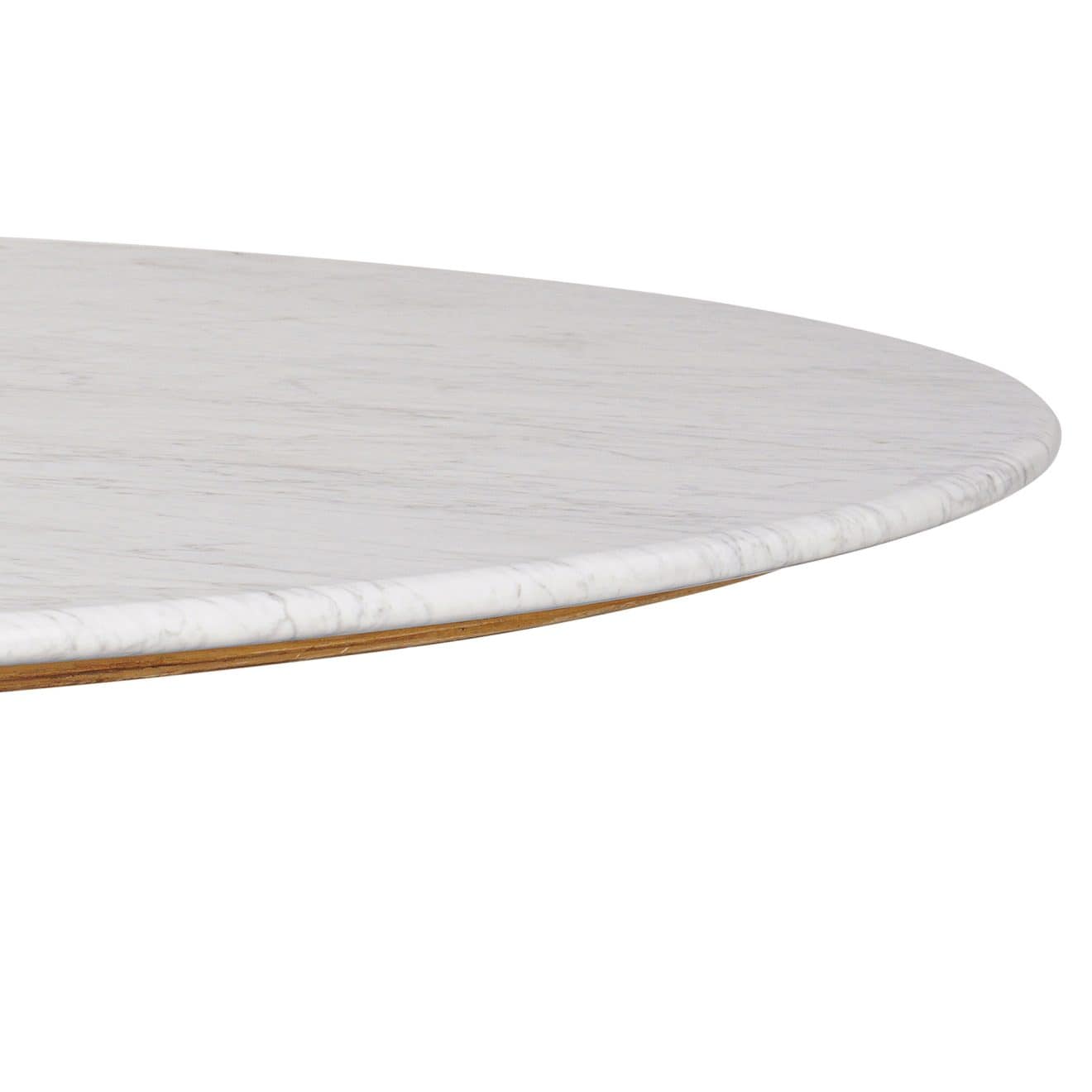 96415200 Bolzano Eettafel ø130 Naturel Marmer Wit 7