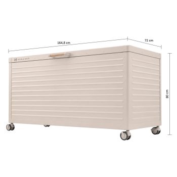 96924460 Trevor Storage Box Beige Horizontaal 165cm Large Mirador Afmetingenhr