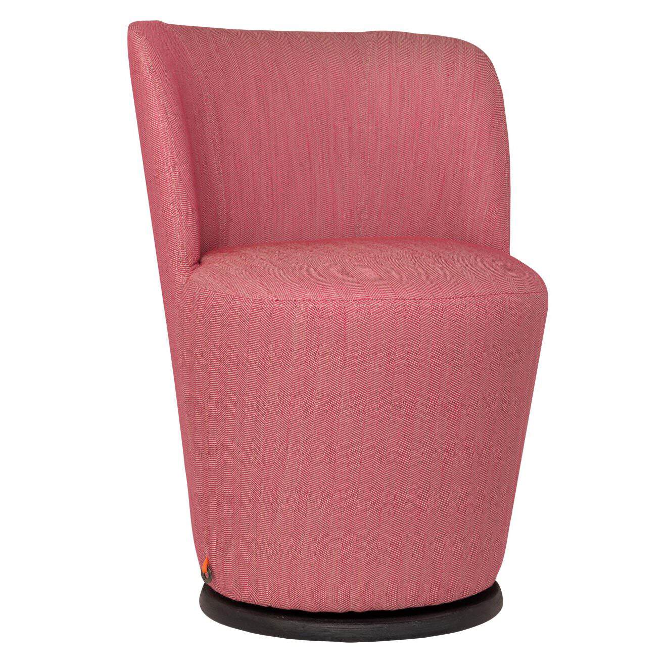 96130240 Fauteuil Bolero R2617 Swivel Roze 1hr
