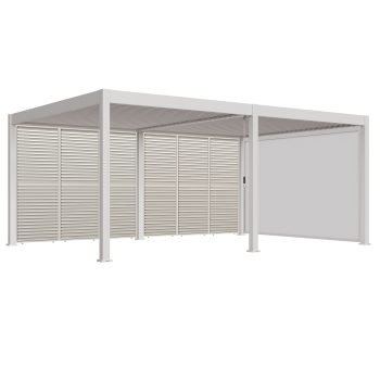 96924650 Reflect Duo 4x6m Sand Louvre 3