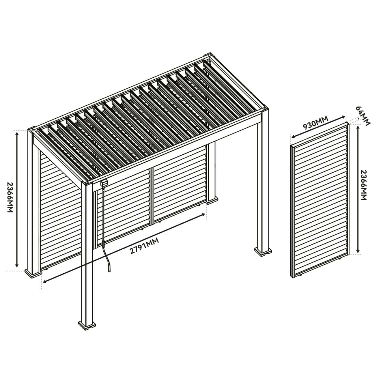 96924770 Achterpaneel 3stuks Reflect Bbq Afmetingenhr