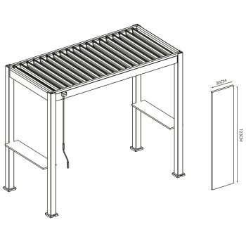 96924800 Zijplankenset Reflect Bbq Afmetingenhr