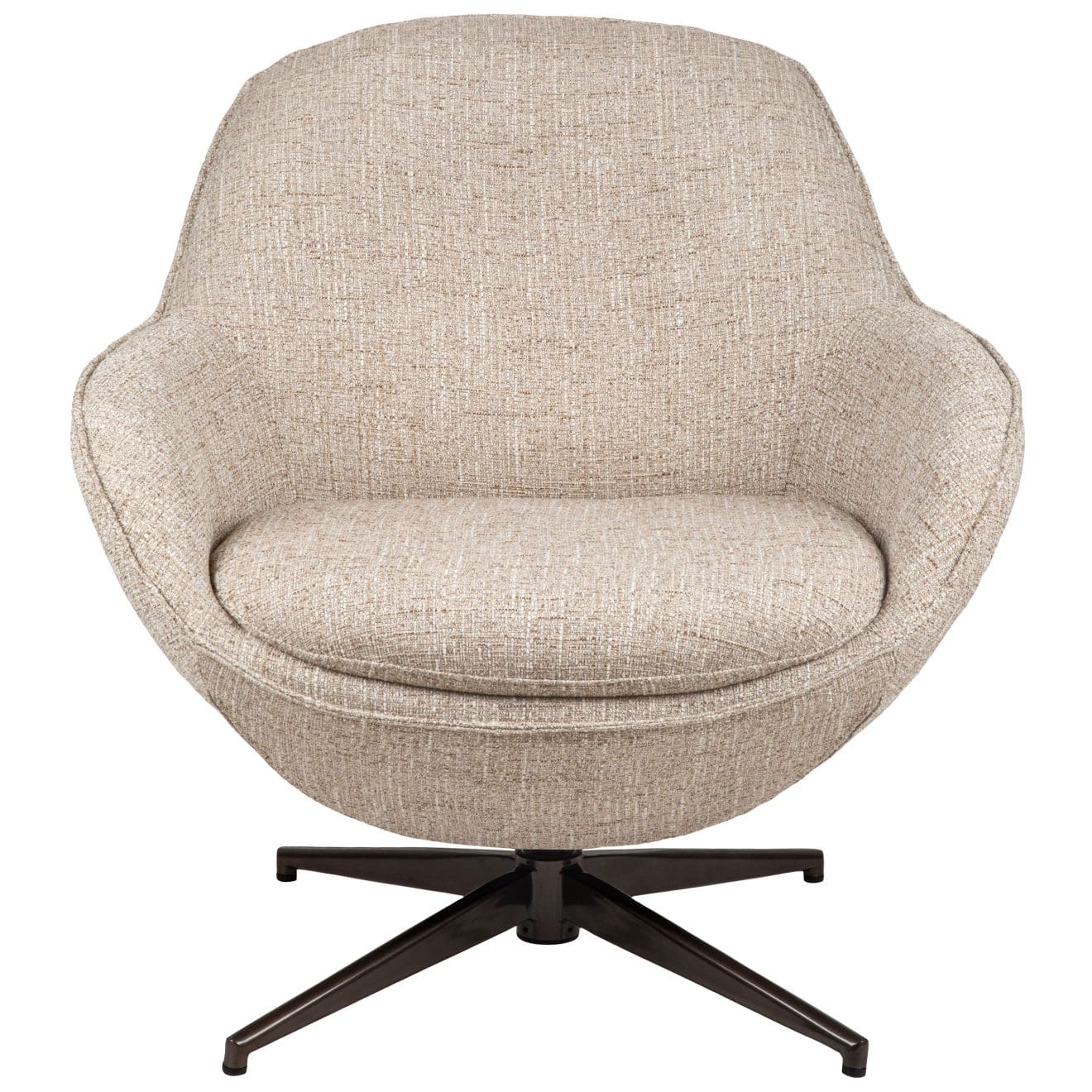 96130320 Bruno Loungestoel Draaibaar Beige 2hr