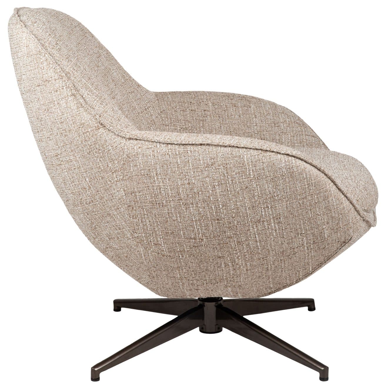 96130320 Bruno Loungestoel Draaibaar Beige 3hr