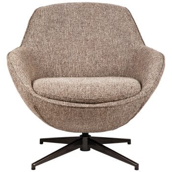 96130330 Bruno Loungestoel Draaibaar Bruin 2hr