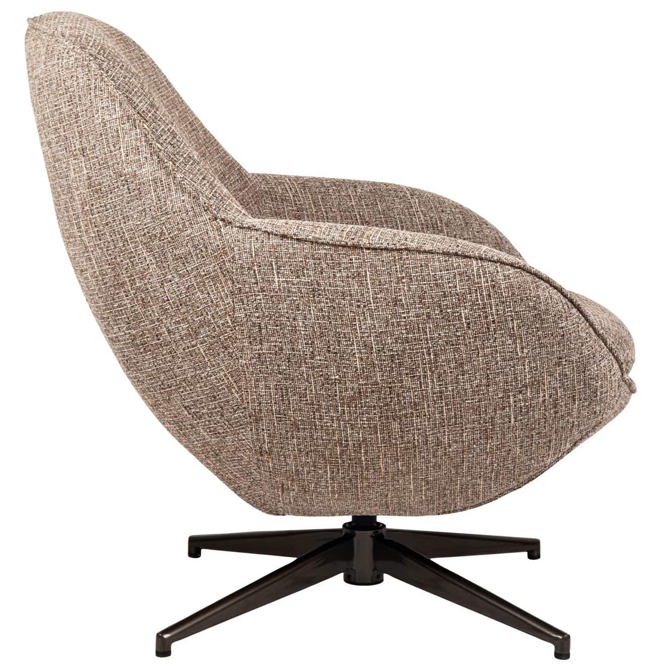 96130330 Bruno Loungestoel Draaibaar Bruin 3hr