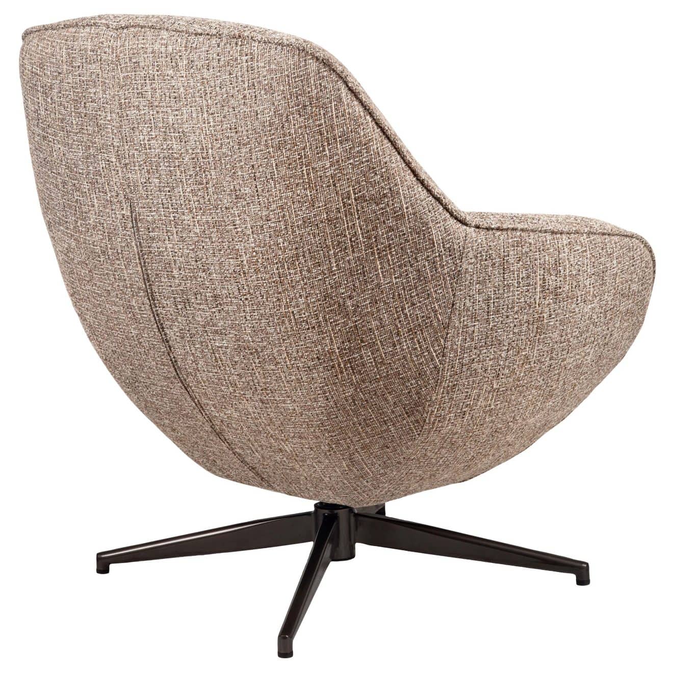96130330 Bruno Loungestoel Draaibaar Bruin 4hr