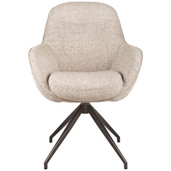 96130340 Bruno Armstoel Draaibaar Beige 2hr