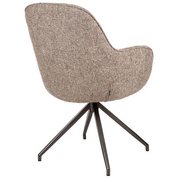 96130350 Bruno Armstoel Draaibaar Bruin 4hr
