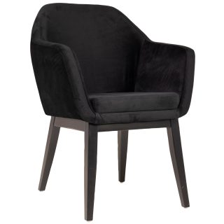 96130670 Armstoel Coco Zwart 1hr