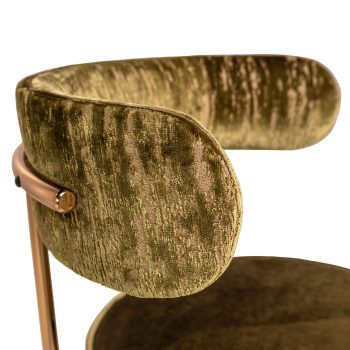 96206970 Fleur Barkruk Draaibaar Plated Copper 9hr