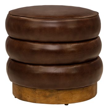 96520560 Barrel Hocker Cognac Leder 1hr