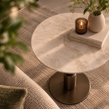 96925470 Duco Bijzettafel Brons T002 H35cm 7hr