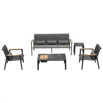 95422020 Tiki Loungeset Antraciet 1