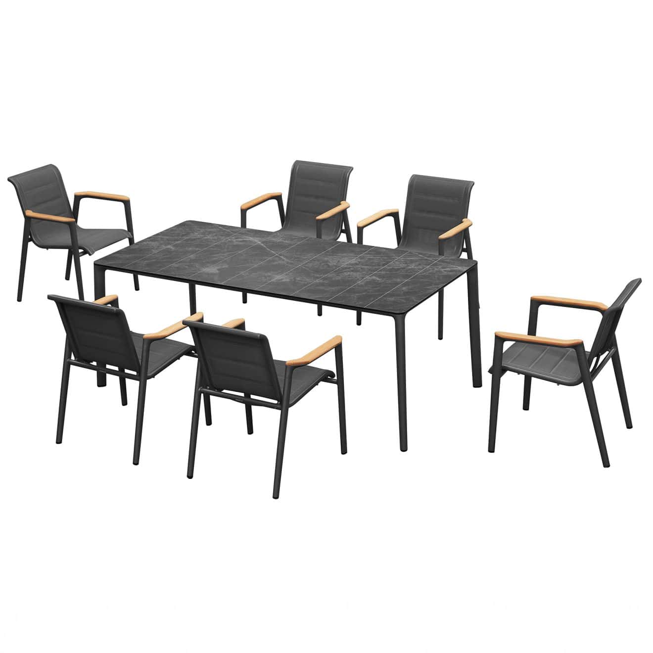 95422140 Tiki Diningset Antraciet 1