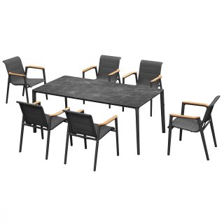 95422140 Tiki Diningset Antraciet 1