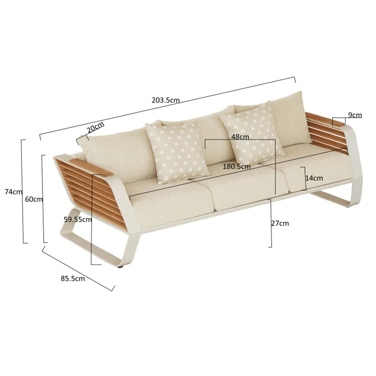 95422200 Wing Se Loungeset Afmeting 1