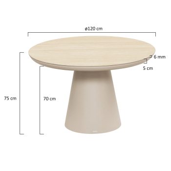 95422640 Calla Diningset Afmeting 1