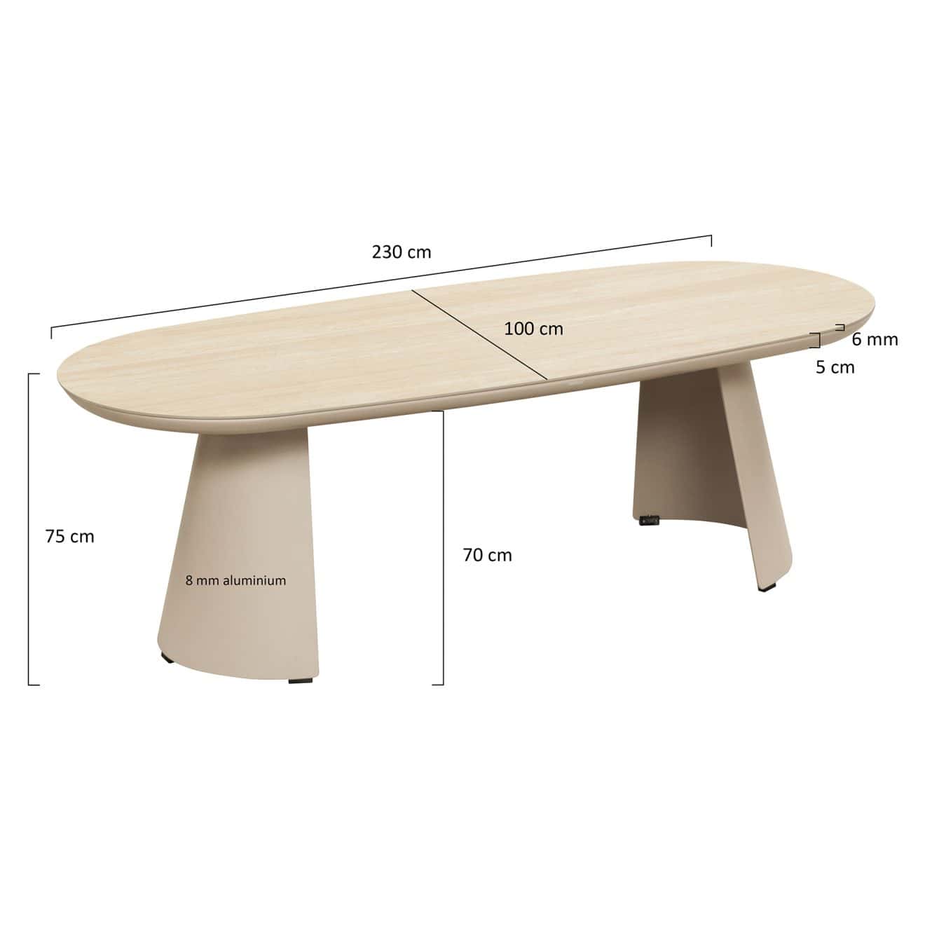 95422670 Calla Diningset Afmeting 1
