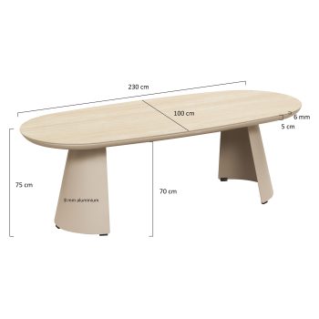 95422670 Calla Diningset Afmeting 1